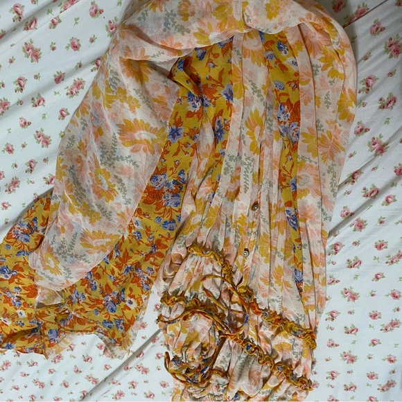 FREE PEOPLE DANCE WITH ME IVORY MAXI DRESS - Picture 7 of 11